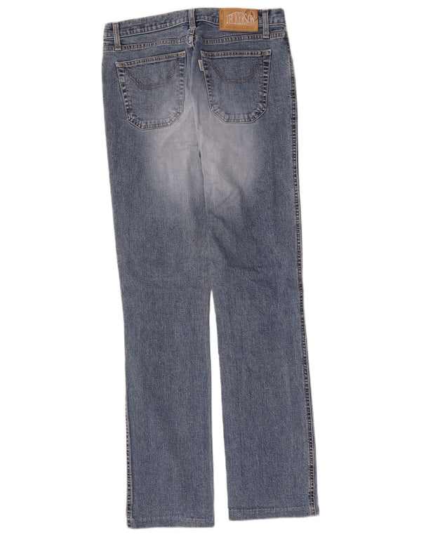Jeans dritti da donna Jeckerson W30 L31 cotone blu