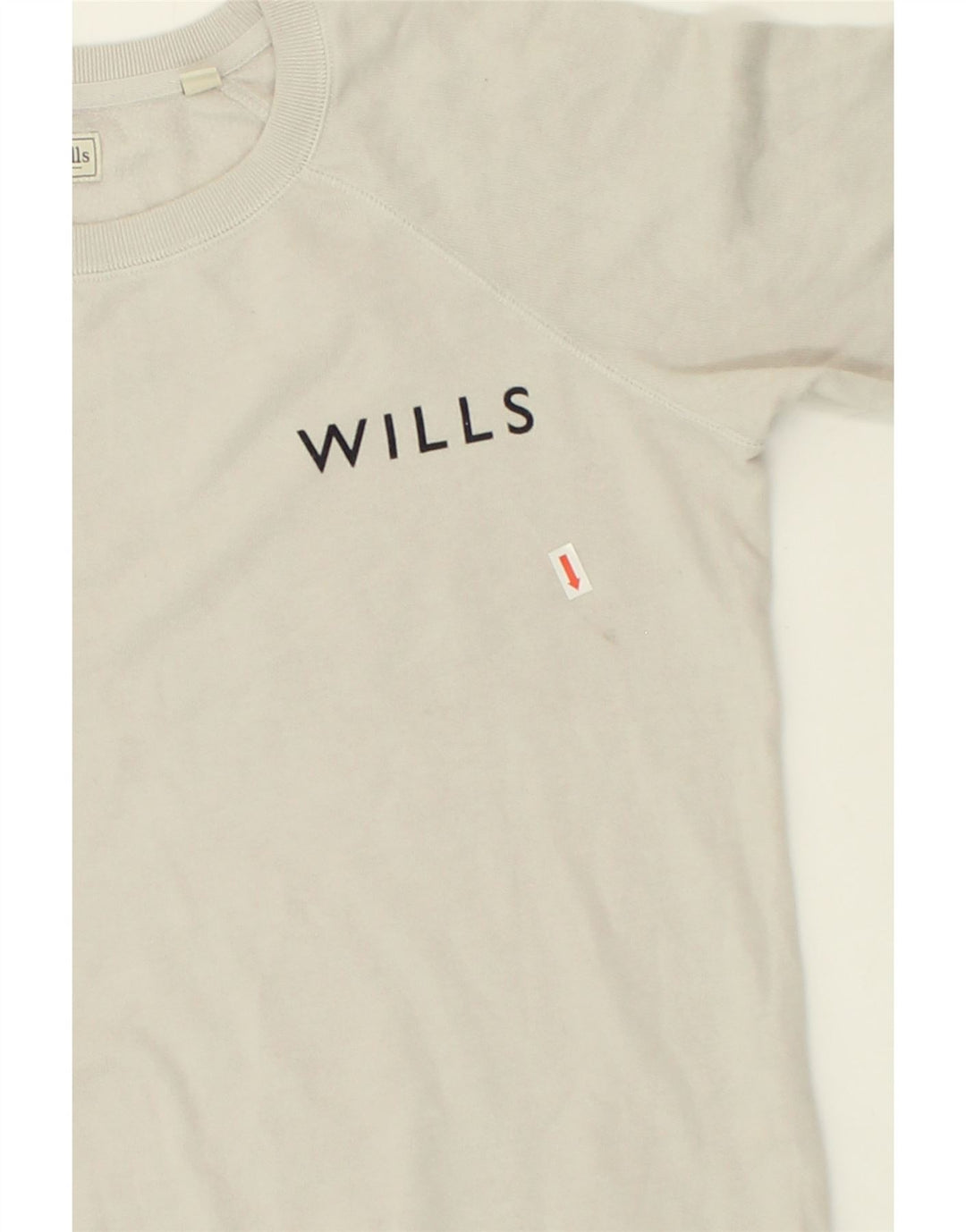 JACK WILLS Womens Sweatshirt Jumper UK 14 Large Grey Cotton Vintage Jack Wills and Second-Hand Jack Wills from Messina Hembry 