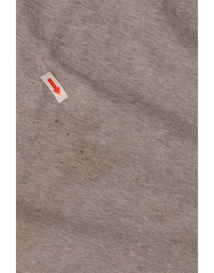 Tommy Hilfiger Uomo Felpa grafica Maglione XL Grigio Colourblock Cotone