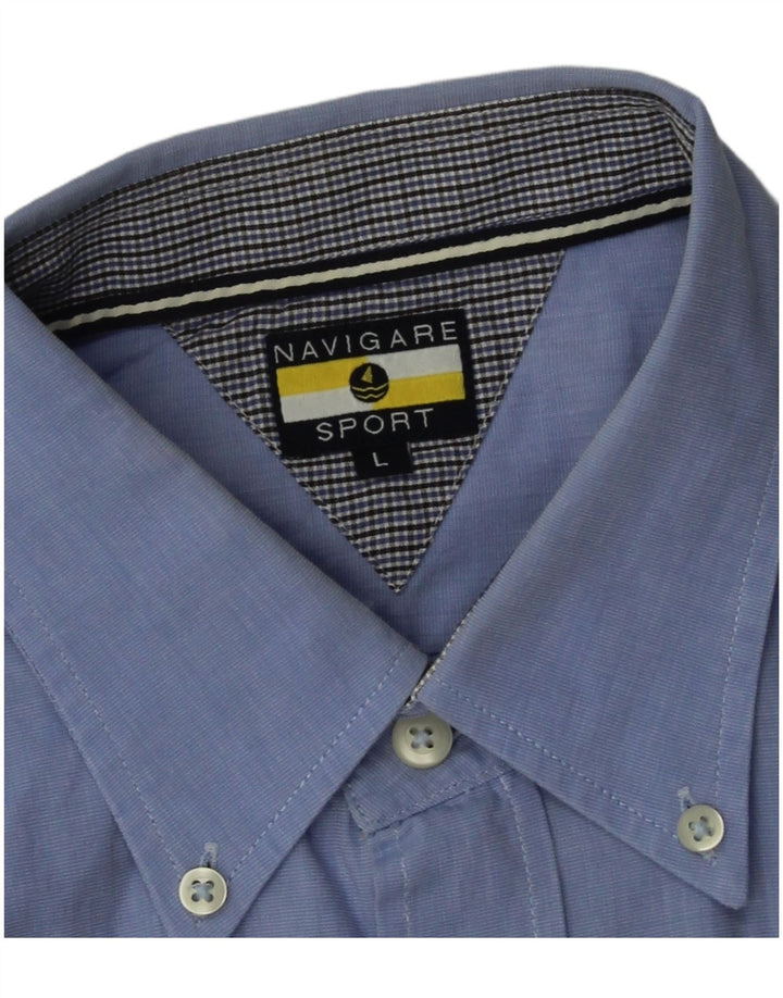 Camicia da uomo Navigare Large Blu