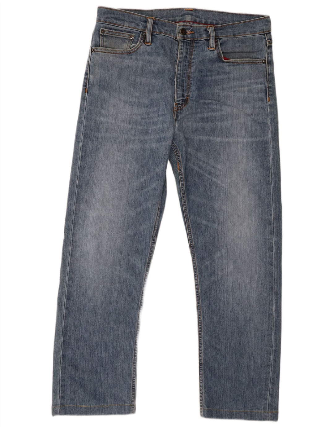 Levi's Uomo 504 Jeans dritti W33 L27 Cotone Blu