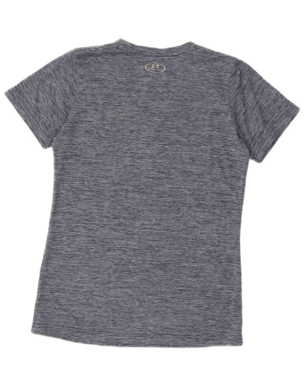 Maglietta Under Armour da donna Heat Gear UK 12 Medium Navy Blue Flecked