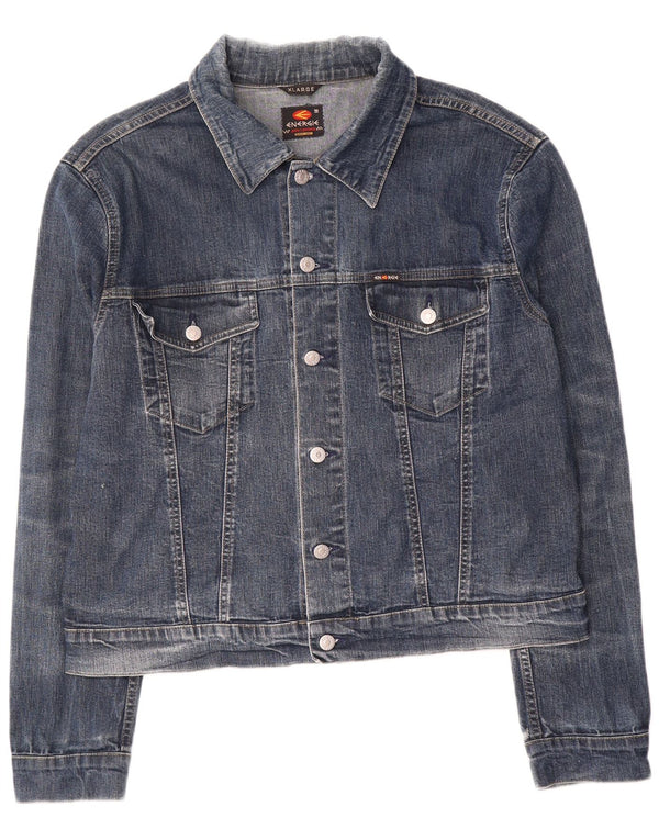 Giacca in denim da uomo Energie UK 42 XL cotone blu