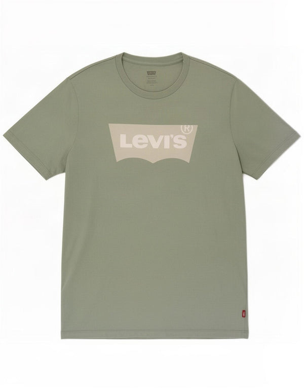 T-shirt grafica da uomo con vestibilità standard Levi's Top in cotone verde medio