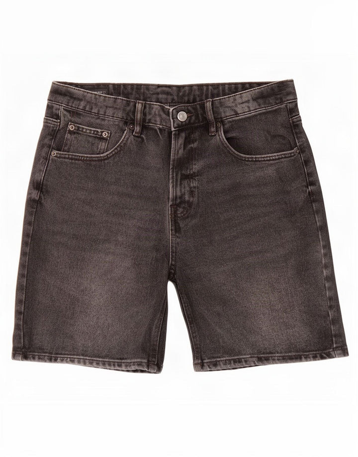 Pantaloncini di jeans da uomo Zara EU 40 medi W31 cotone grigio