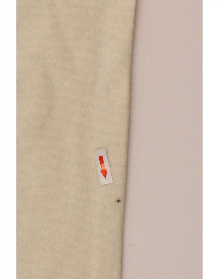 Pantaloni casual bootcut da donna vintage IT 40 piccoli W26 L34 Beige