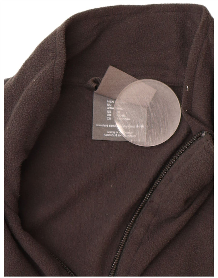 JACK WOLFSKIN Giacca in pile da uomo UK 44/46 XL Poliestere grigio