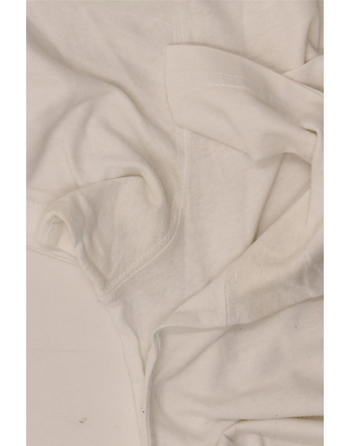 T-shirt da uomo ABERCROMBIE & FITCH in cotone bianco medio