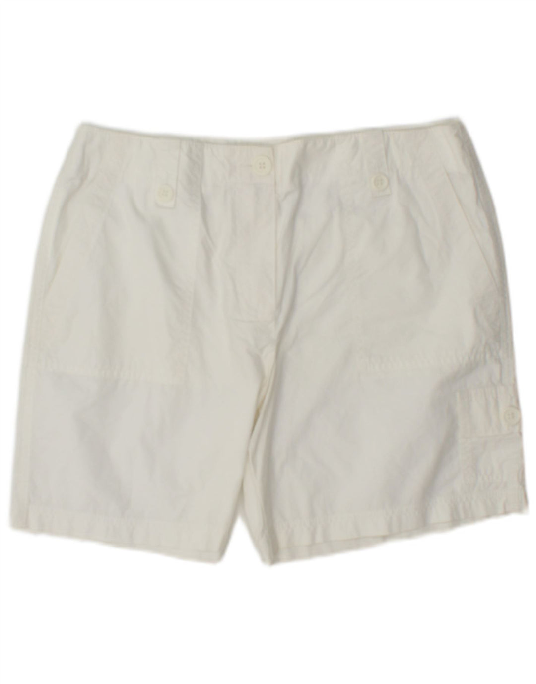 Pantaloncini cargo da donna Marks & Spencer UK 12 medi W32 cotone bianco