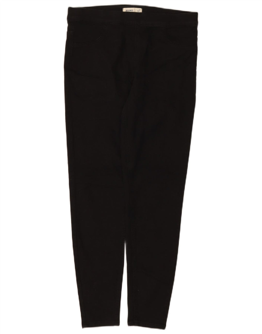 Jeans Jeggings corti da donna Marks & Spencer UK 12 Medio W30 L26 Nero