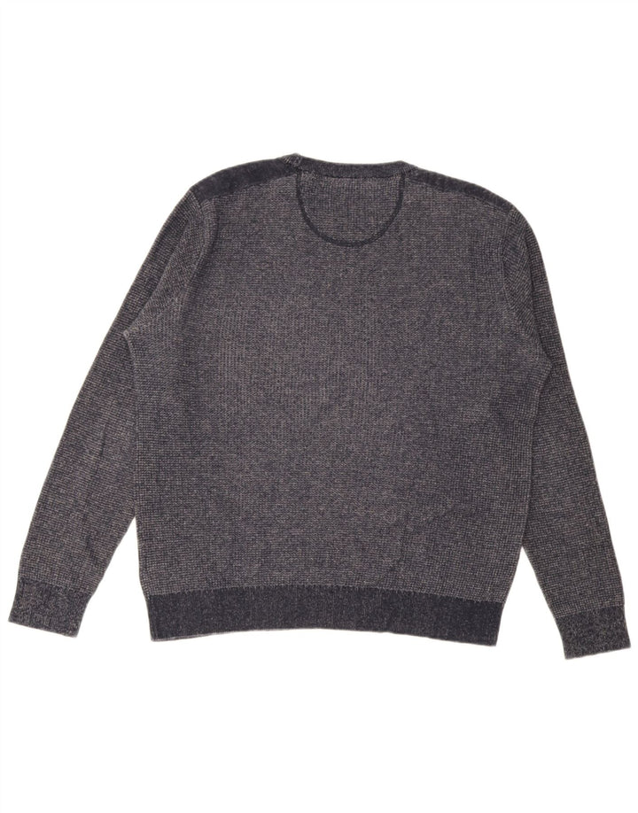 Maglione maglione girocollo da uomo Marlboro Classics 2XL Blu navy