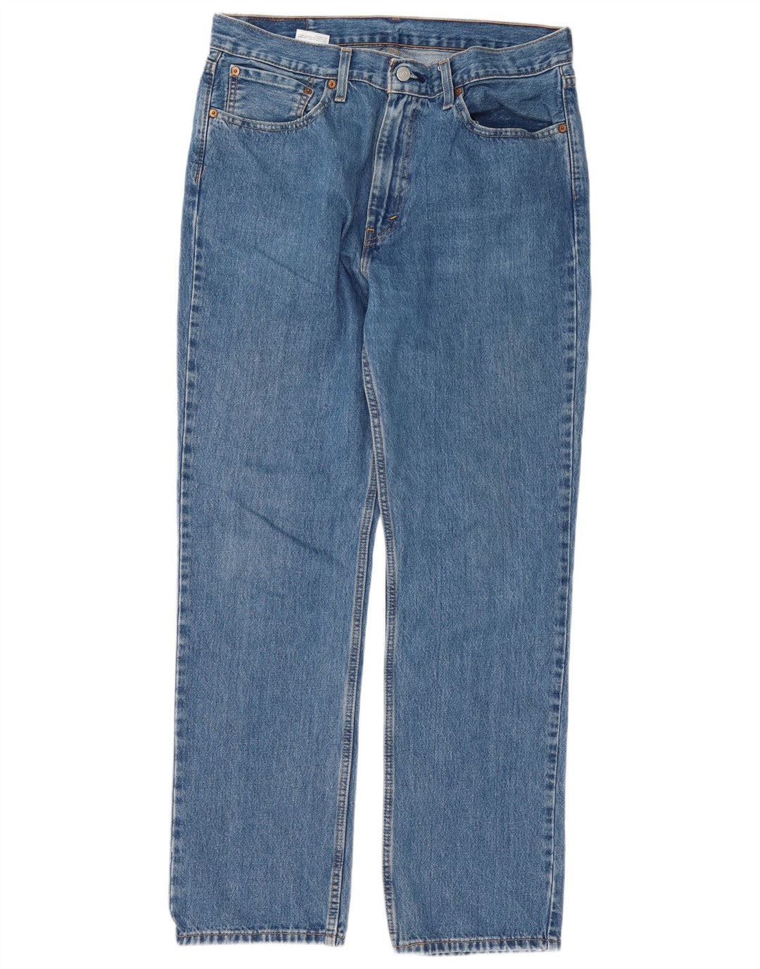 Levi's Uomo 516 Slim Jeans dritti W36 L32 Cotone Blu