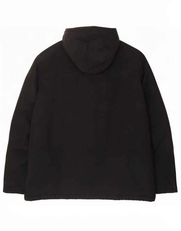 Giacca a vento con cappuccio da uomo Timberland UK 42 XL poliestere nero