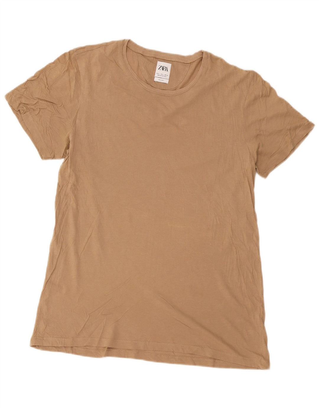 T-shirt Zara da uomo grande beige