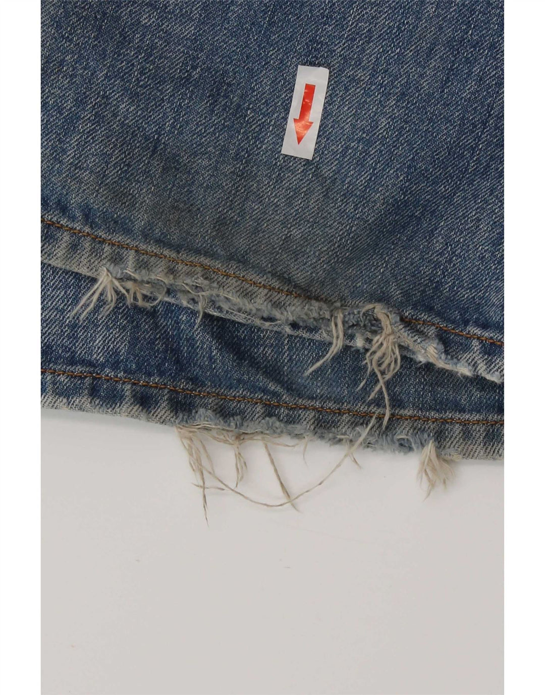 Jeans dritti effetto consumato Levan da uomo Diesel W32 L32 cotone blu