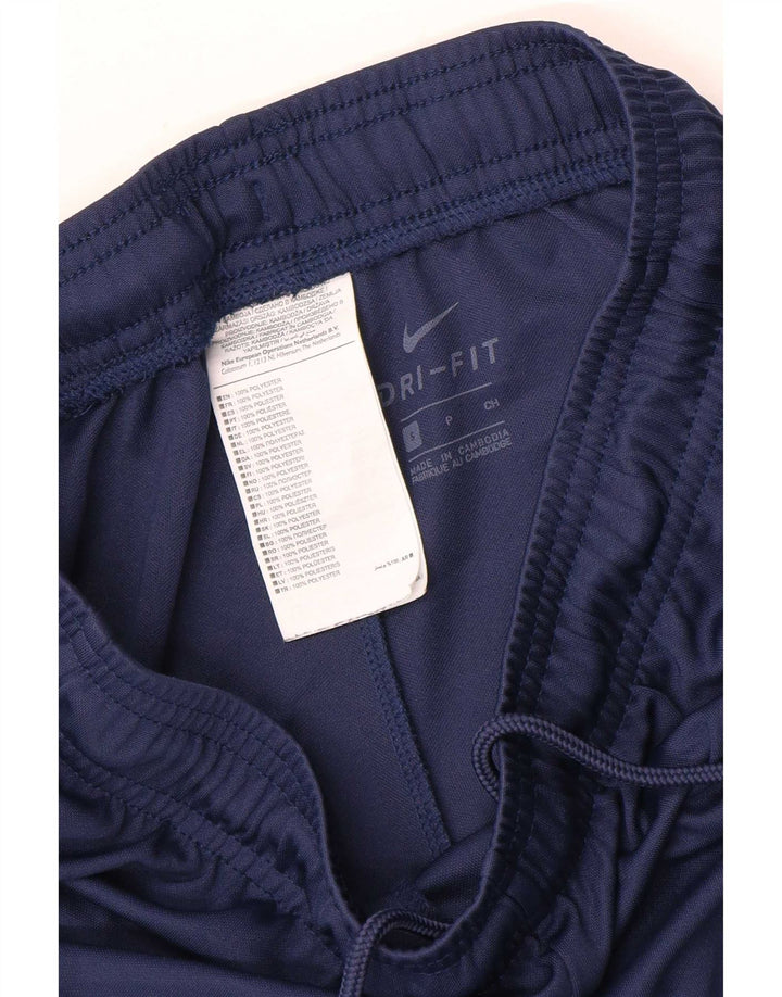 Pantaloncini sportivi Nike Dri Fit da uomo piccoli in poliestere blu navy