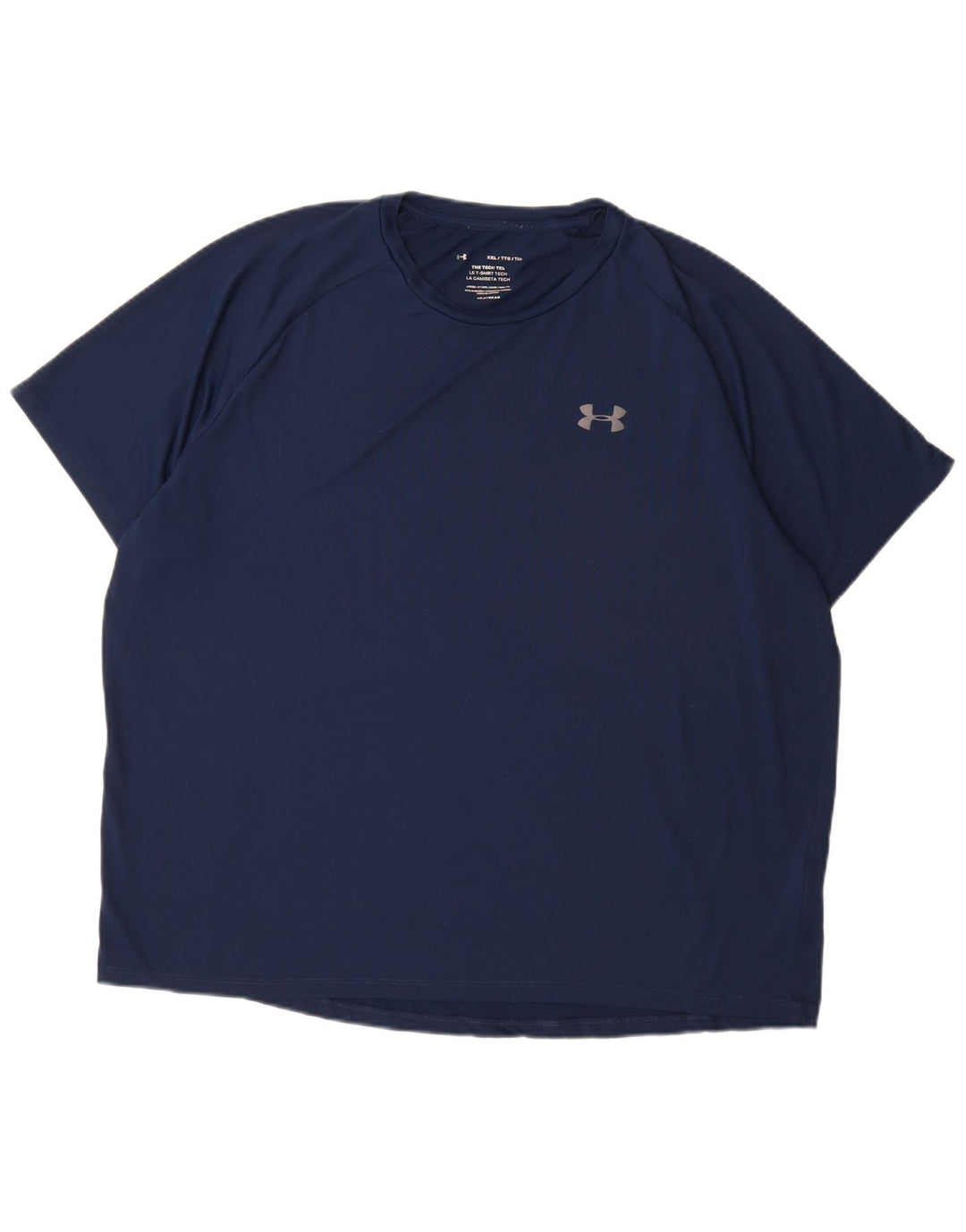 Maglietta da uomo Under Armour Top 2XL poliestere blu navy