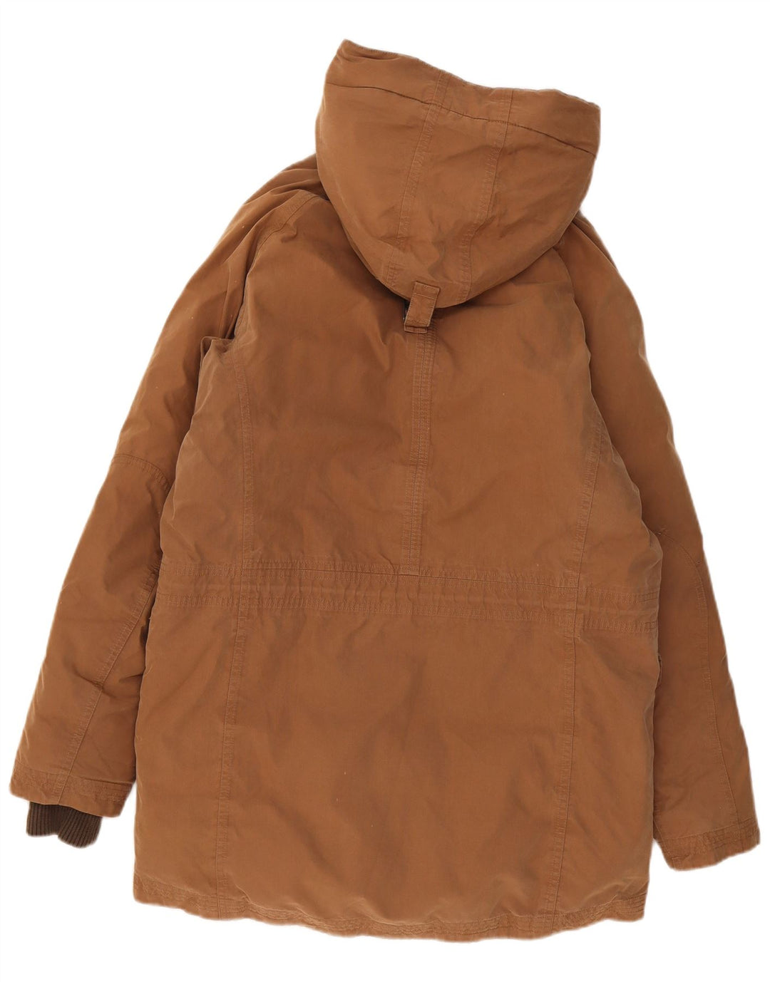 Cappotto imbottito con cappuccio da uomo TIMBERLAND UK 38 Cotone beige medio