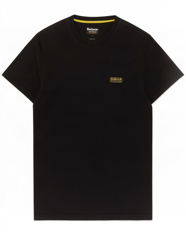 T-shirt Barbour da uomo slim fit, media, nera