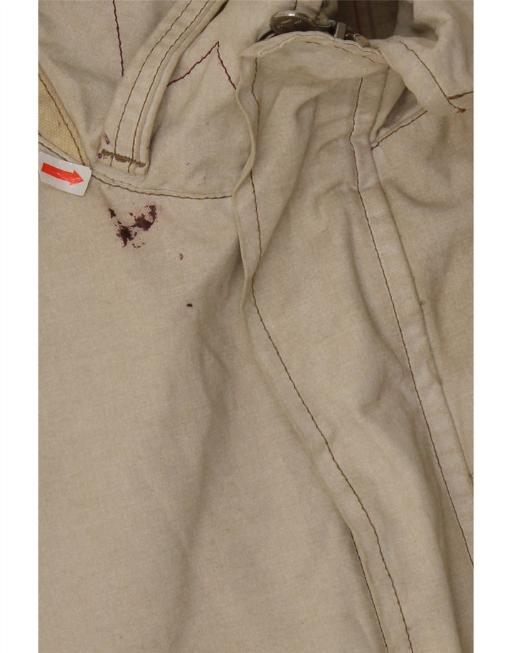 MURPHY & NYE Mens Bomber Jacket UK 40 Large Beige Cotton