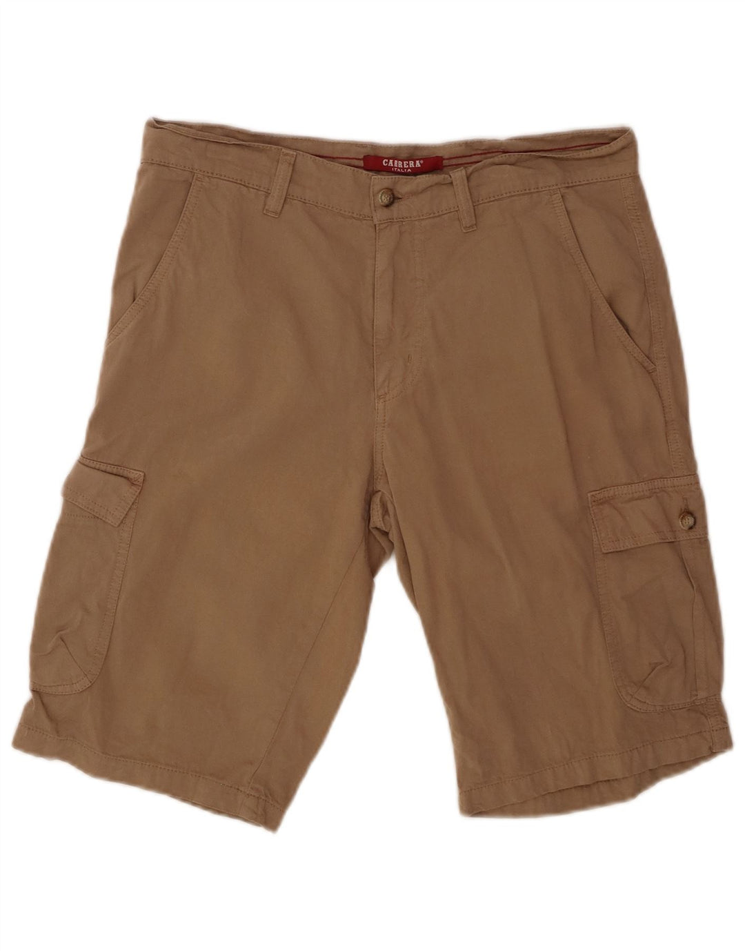 CARRERA Mens Regular Cargo Shorts IT 48 Medium W32  Brown Cotton