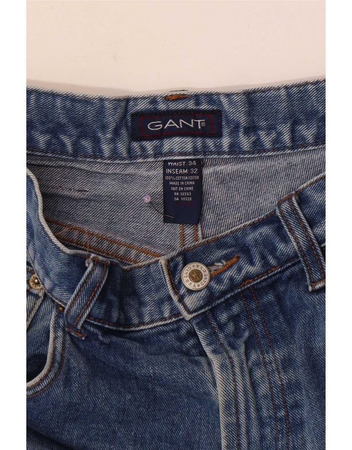 Jeans affusolati da uomo Gant W34 L32 in cotone blu