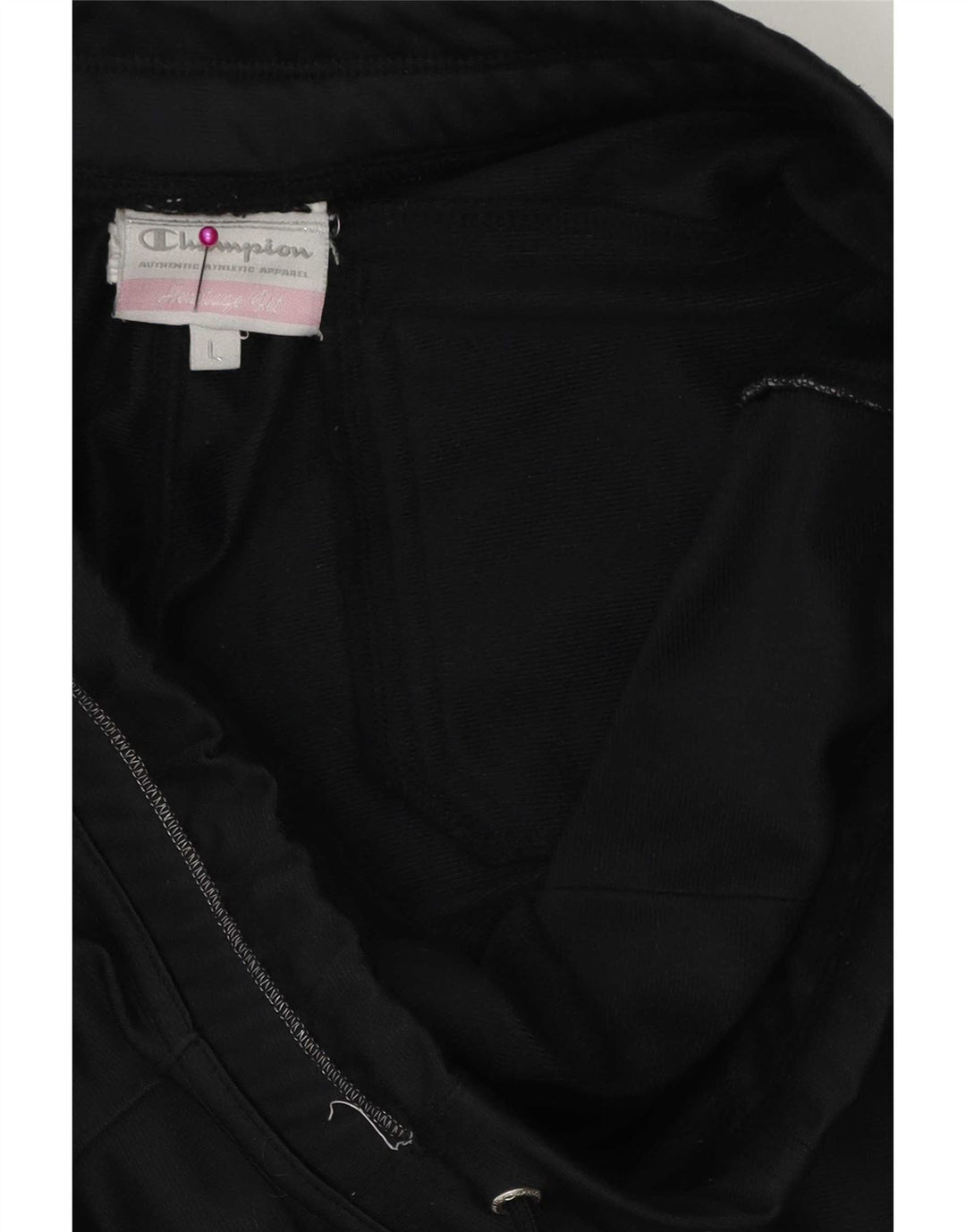 Pantaloni da tuta da donna Champion UK 14 Large Nero Poliestere