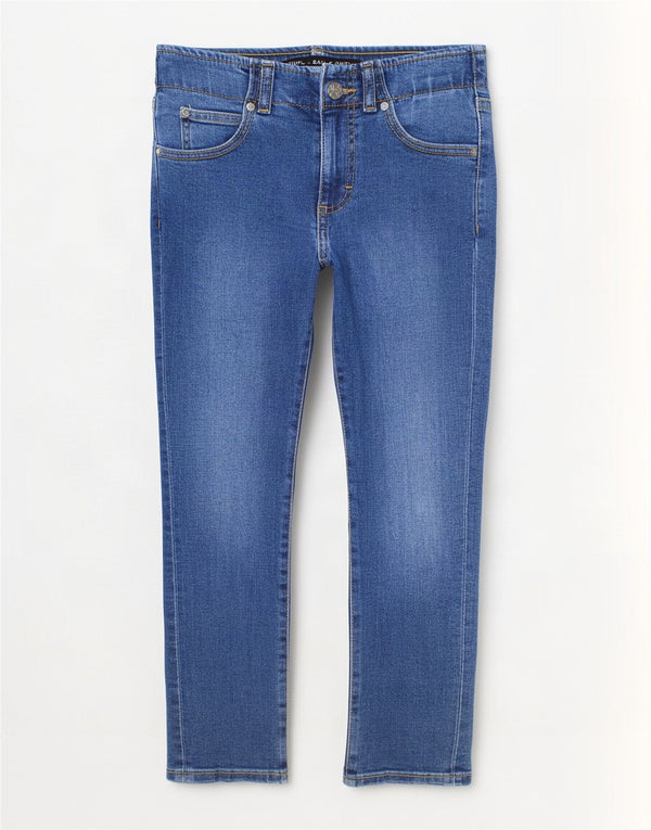 Jeans slim Lee da ragazzo 11-12 anni W24 L29 cotone blu