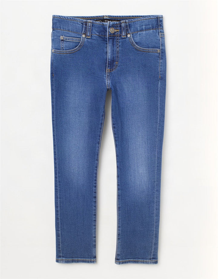 Jeans slim Lee da ragazzo 11-12 anni W24 L29 cotone blu