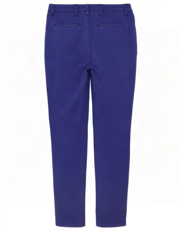 Pantaloni chino slim da donna Boden UK 10 piccoli W28 L29 cotone blu