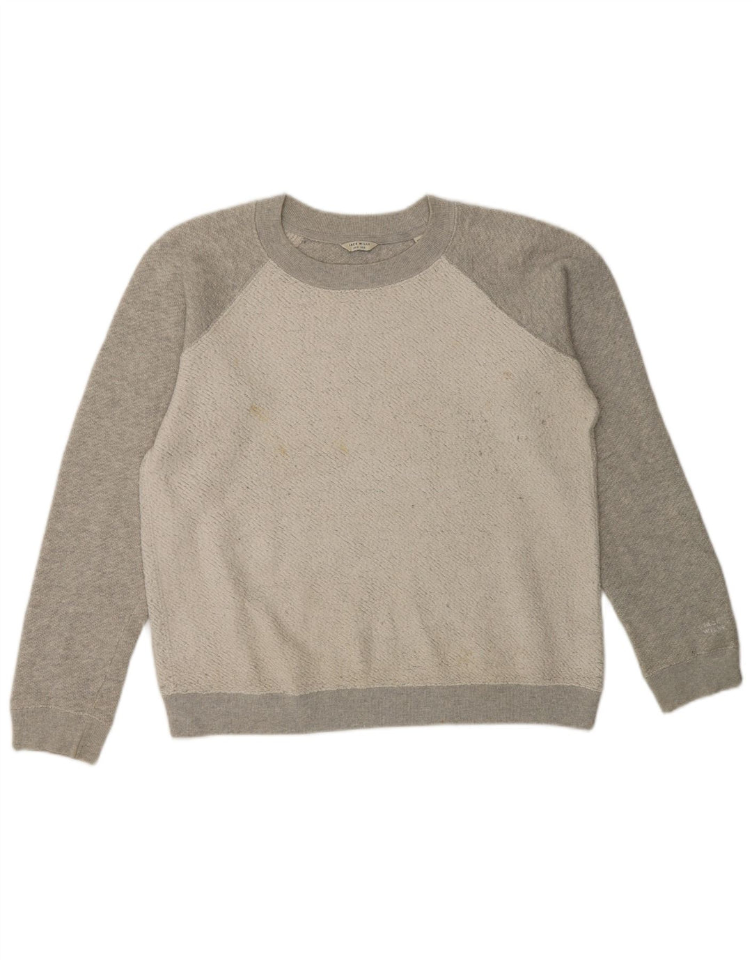 Felpa corta da donna Jack Wills UK 12 Cotone grigio medio