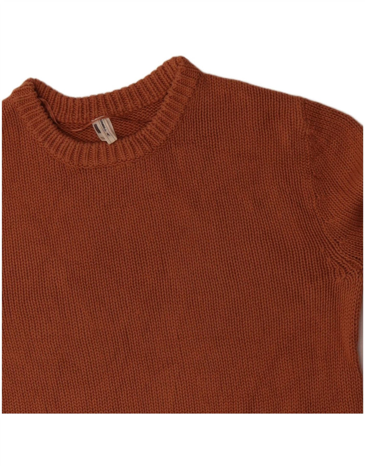 Maglione maglione girocollo da donna O'Neill UK 14 Cotone arancione medio