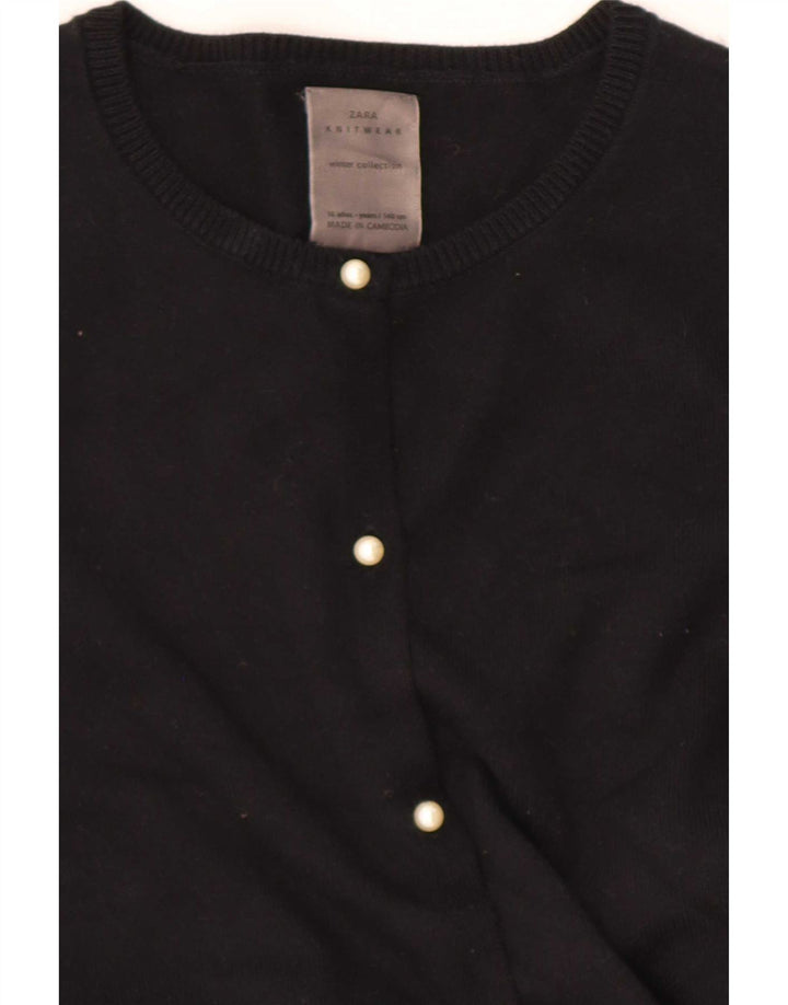Maglione cardigan per ragazze Zara 9-10 anni Nero