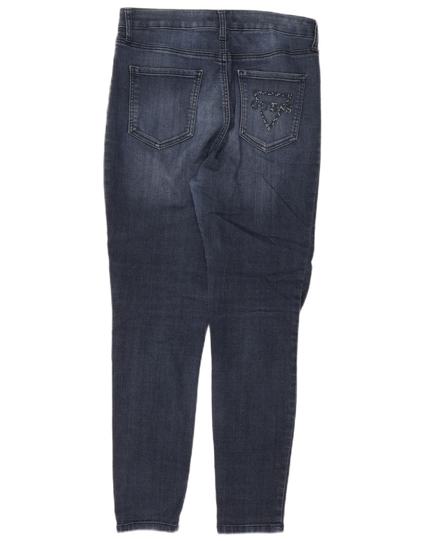 Jeans skinny a vita alta da donna Guess W32 L27 cotone blu