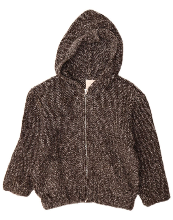 Maglione cardigan con cappuccio per ragazze Zara 6-7 anni in acrilico grigio