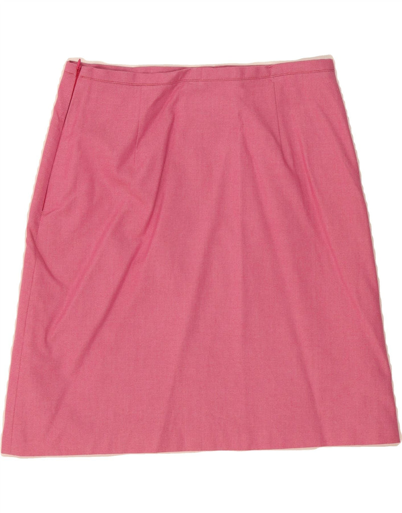AVOCA Womens Dublin A-Line Skirt US 2 XS W30 Pink Cotton Vintage Avoca and Second-Hand Avoca from Messina Hembry 