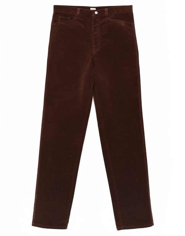 Pantaloni casual dritti da donna Calvin Klein W26 L32 Marrone