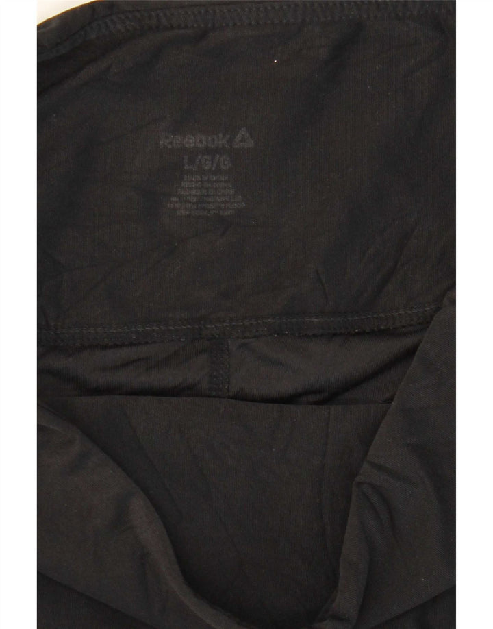 Leggings Reebok da donna UK 14 grandi neri