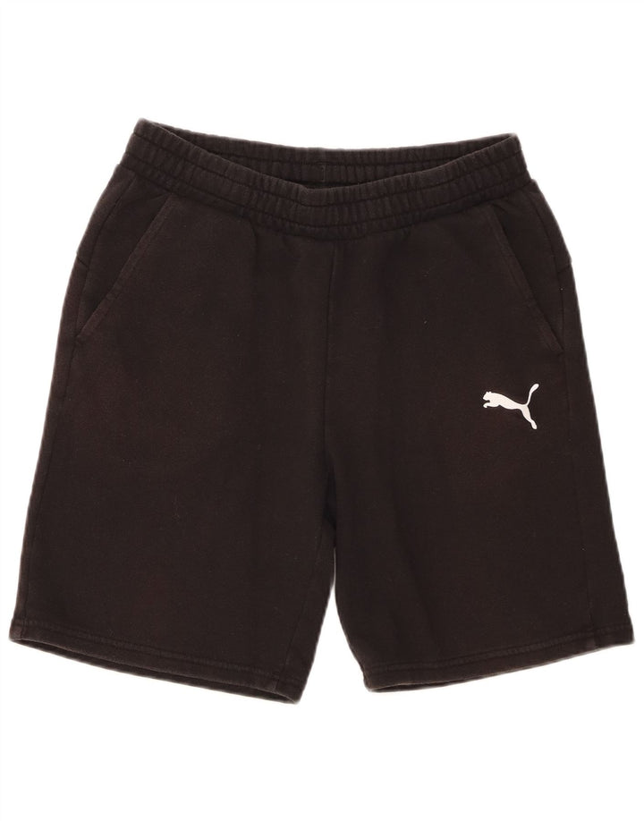 Pantaloncini sportivi da uomo Puma medio cotone nero