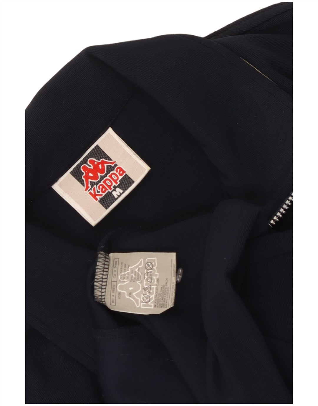 Giacca da tuta da uomo Kappa in poliestere color block medio blu navy
