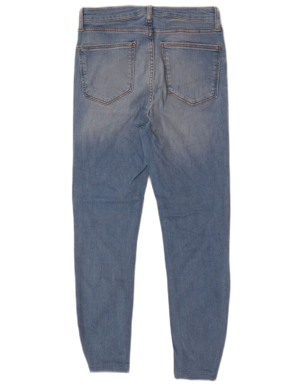 Jeans skinny effetto consumato Zara da donna EU 36 XS W26 L24 Blu