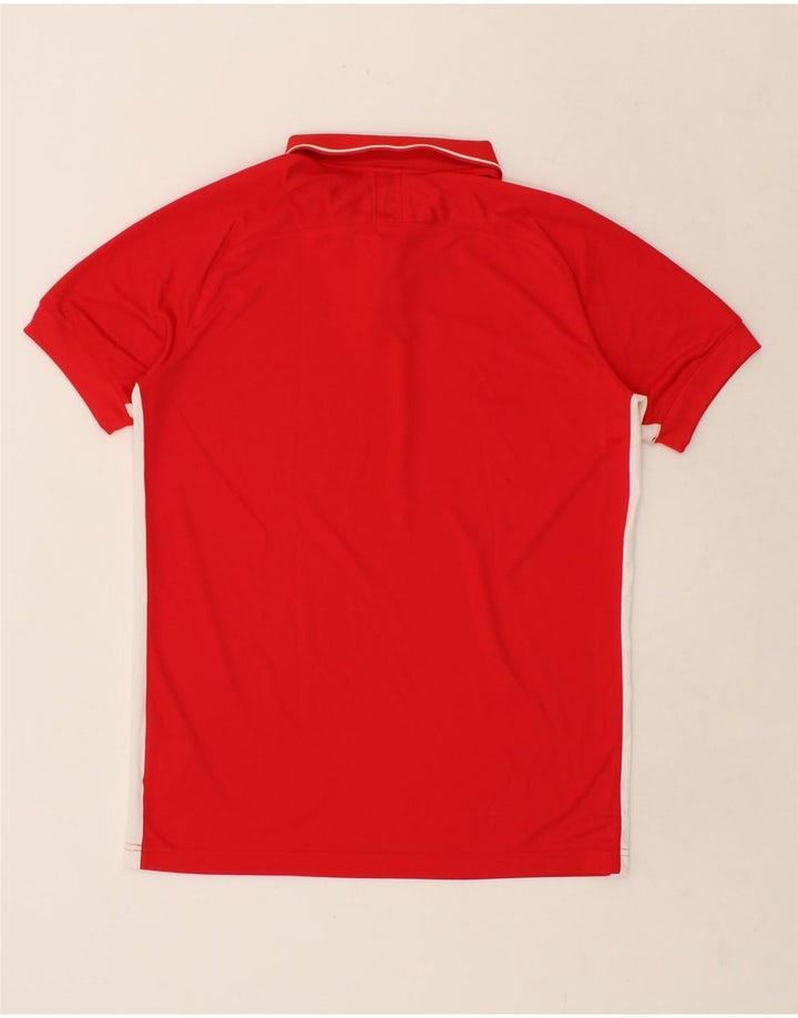 NIKE Mens Polo Shirt Large Red Colourblock Polyester Vintage Nike and Second-Hand Nike from Messina Hembry 