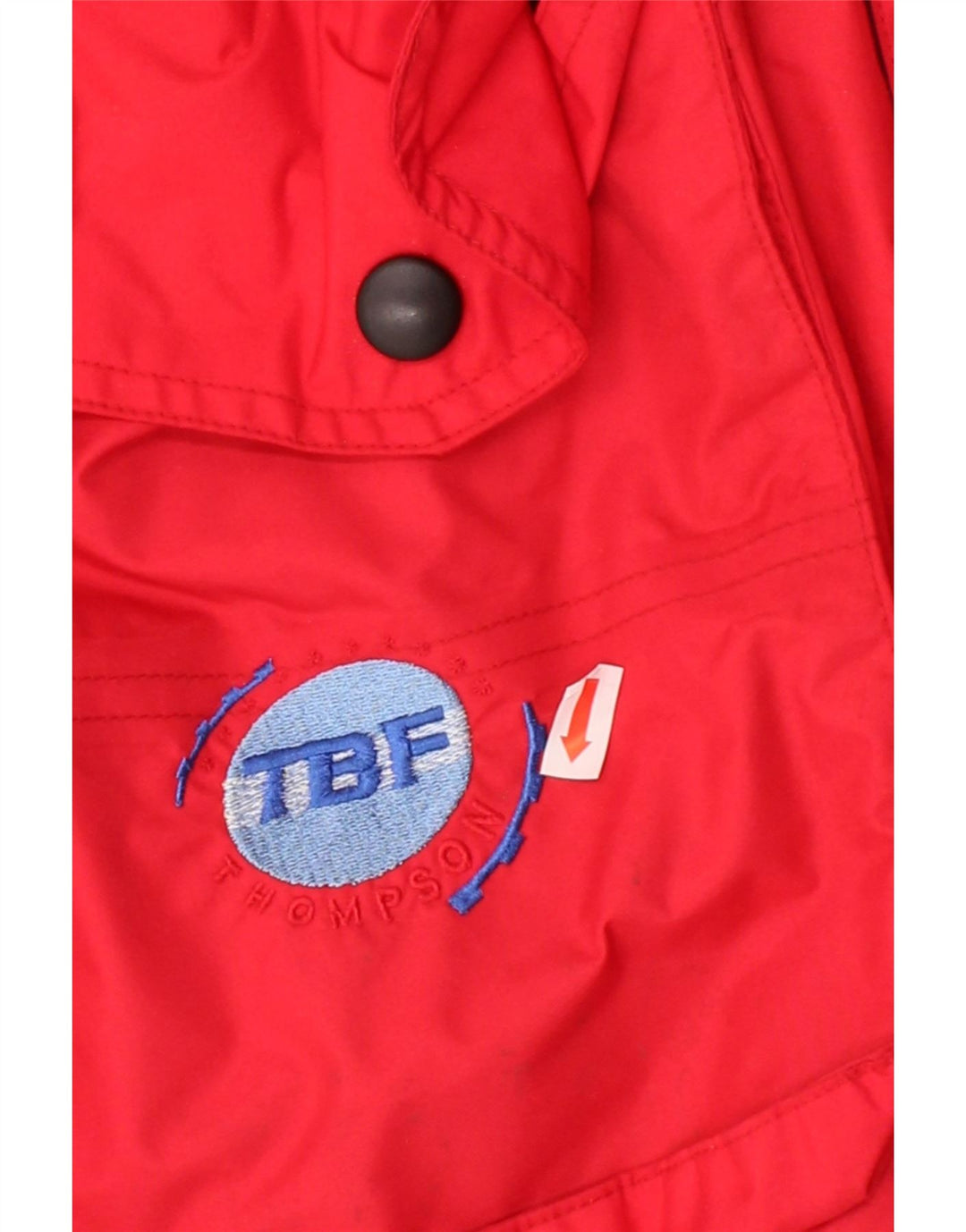 CHAMPION Mens Windbreaker Jacket UK 40 Large Red Nylon Vintage Champion and Second-Hand Champion from Messina Hembry 