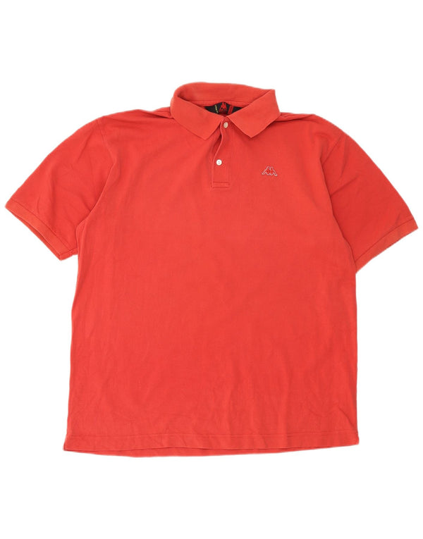 Polo Kappa Uomo XL Rosso Cotone