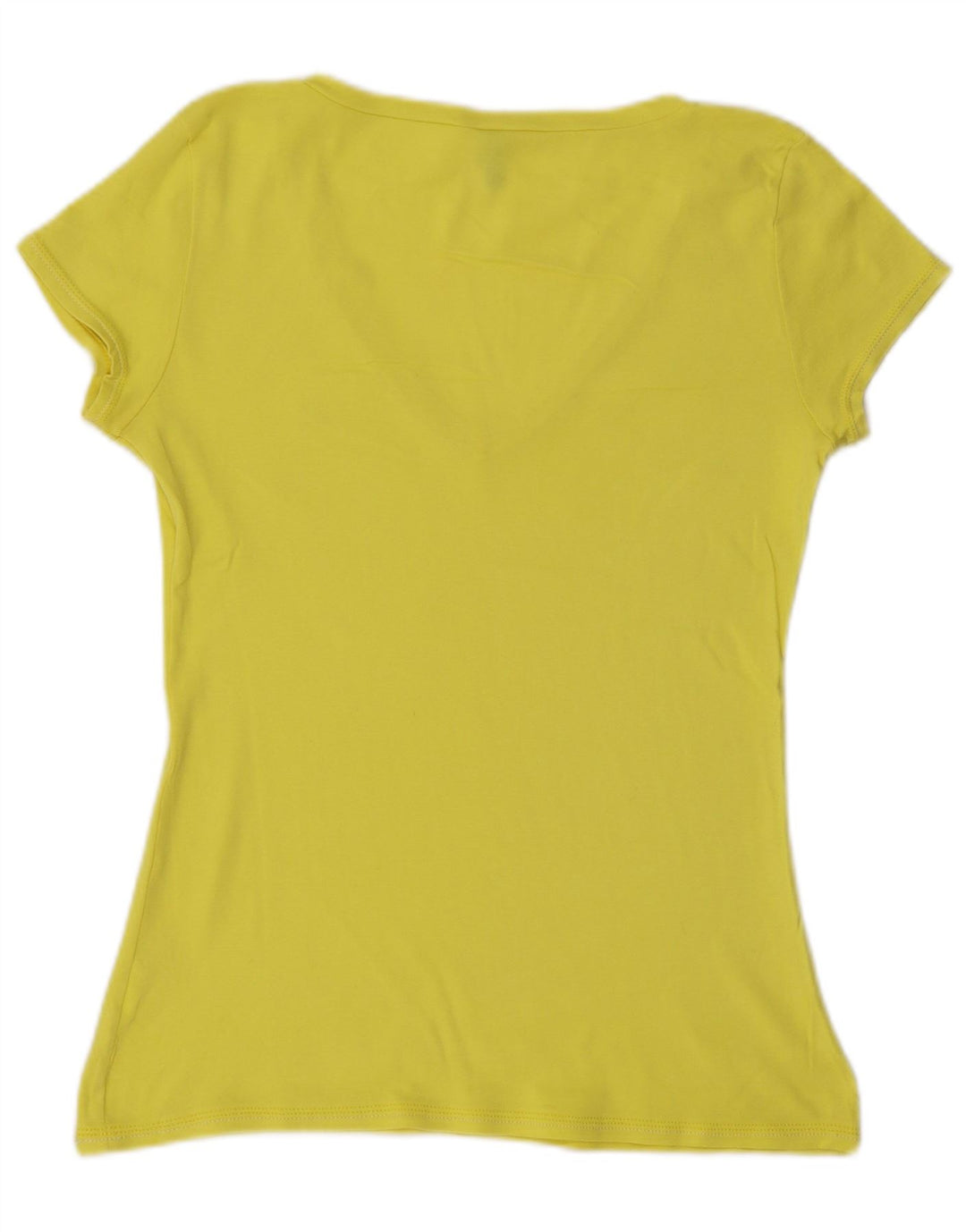 T-shirt da donna Benetton Top UK 10 piccola gialla