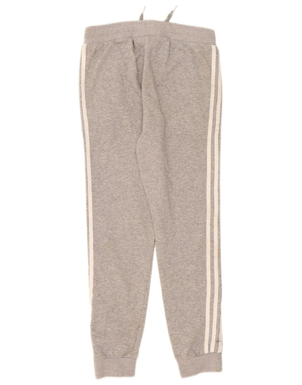 Pantaloni della tuta da ragazza Adidas Joggers 12-13 anni in cotone grigio screziato