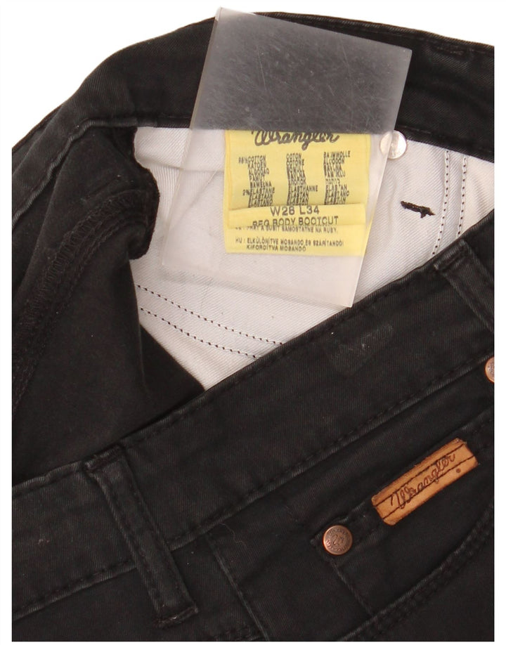 Jeans bootcut da donna WRANGLER W28 L30 cotone nero