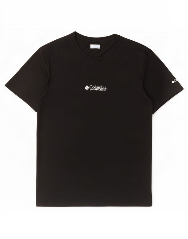 T-shirt da uomo Columbia Top grande in cotone nero
