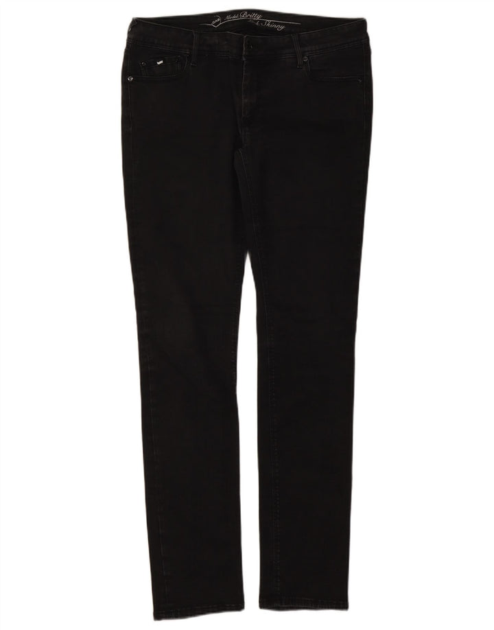 Jeans slim da donna Gas W34 L32 neri