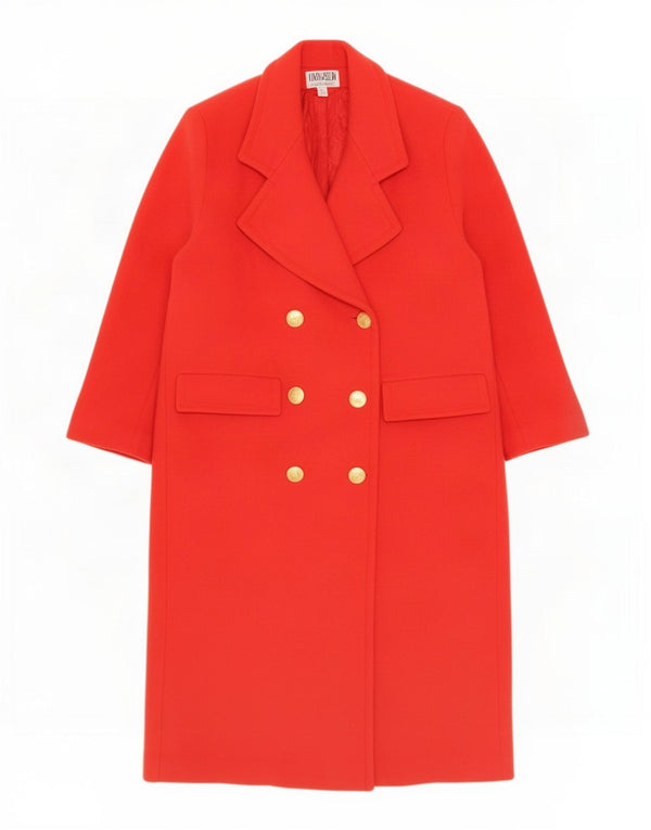 Cappotto doppiopetto oversize da donna Mansfield UK 14 Large Rosso